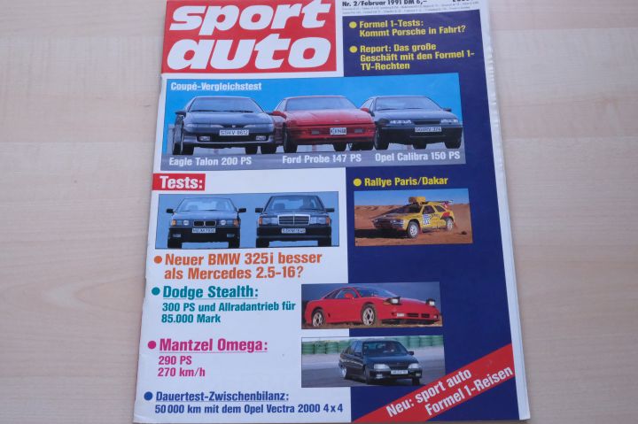 Deckblatt Sport Auto (02/1991)